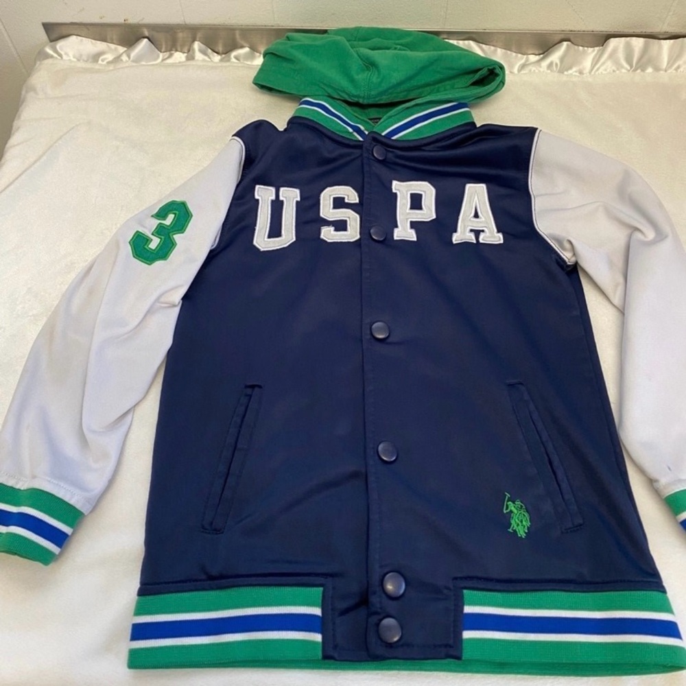 Toddler boy’s hoodie jacket US POLO ASSN size 5T (5/6)